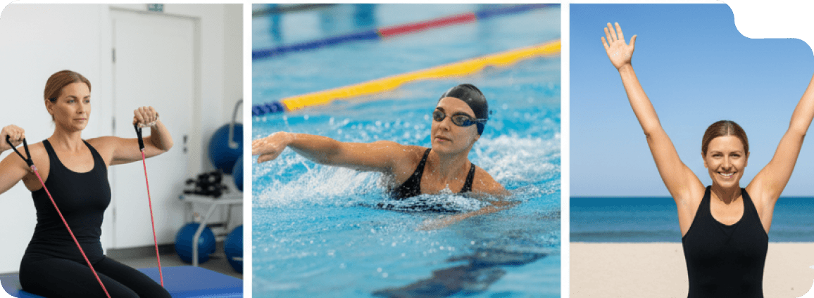frozen shoulder in a swimmer