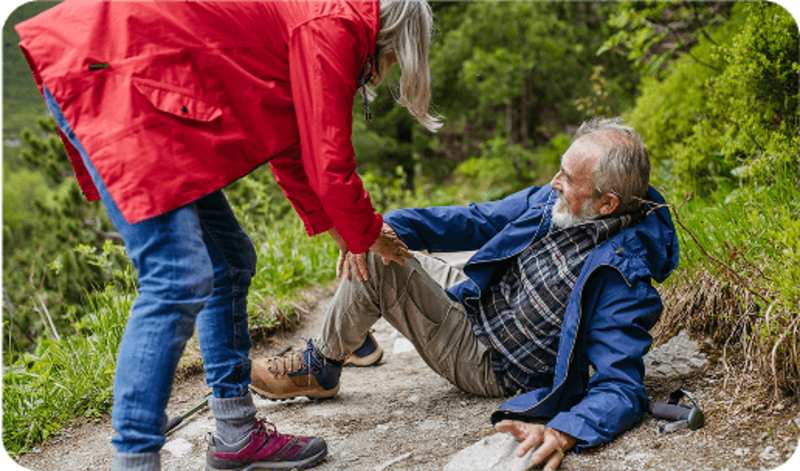 older hikers 