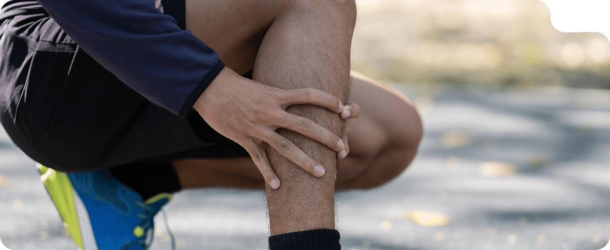 Gym calf strain
